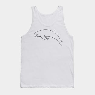 Cute Beluga Whale Tank Top